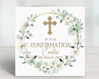 Personalised Confirmation Card - Confirmation gift