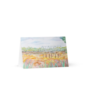 Watercolor on the Blackwater Greeting card