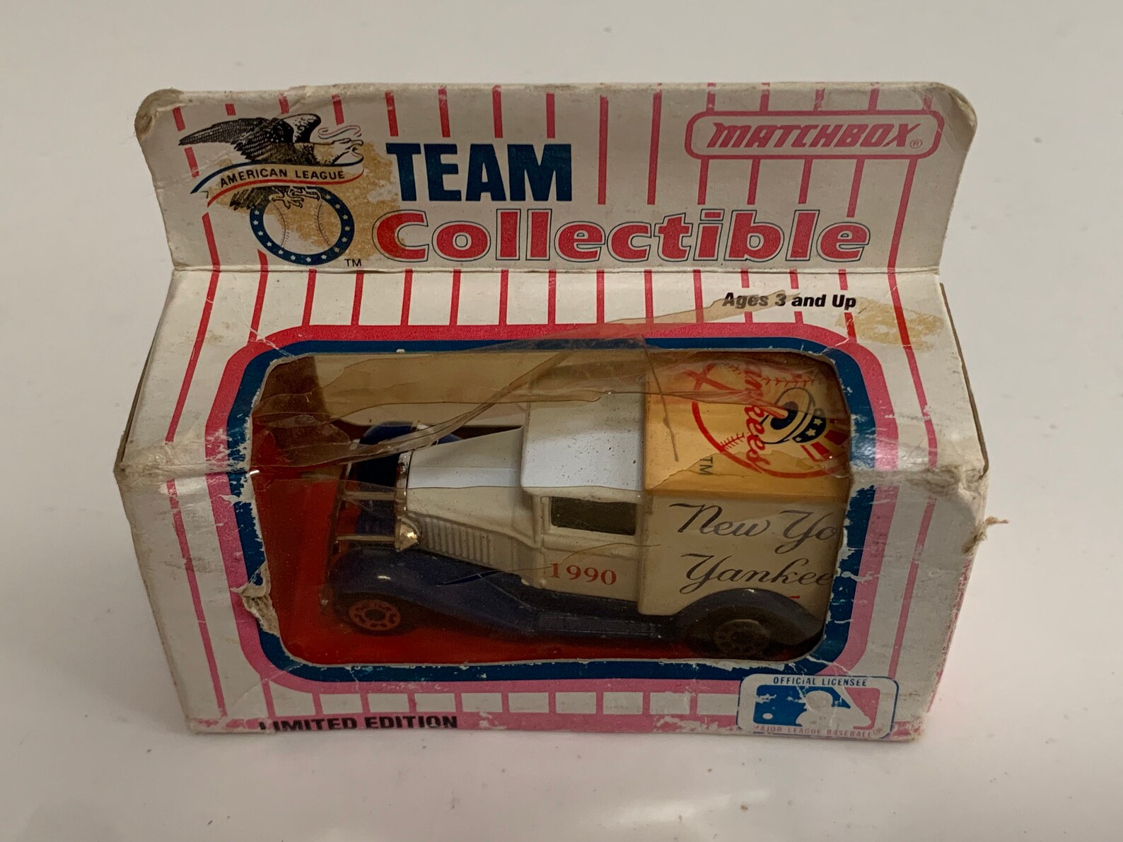 Vintage Matchbox NY Yankees Metal Delivery Truck - 1990 - Original Box ...