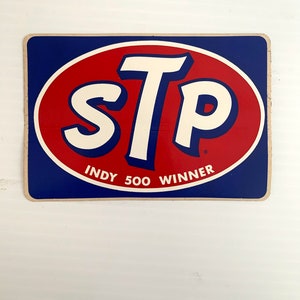 STP Oil Vinyl Sticker Decal – 10 Sizes Available – Classic Racing Logo – With Tracking