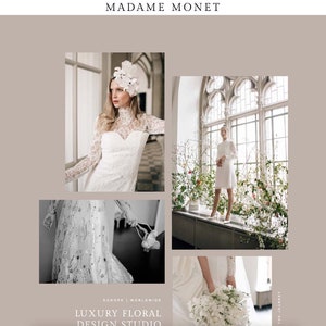 MADAME MONET | Showit Website Template, Photographer Website Template, Designer Website, Photography Website