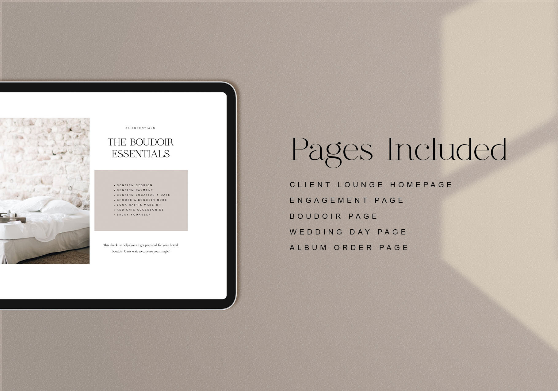 Client Lounge Script CLIENT LOUNGE | Showit Add on Template, Photographer Website Template ...