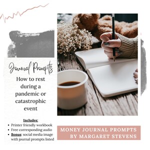 Journal/Gratitude Prompts;  EP 28: How to rest during a pandemic or catastrophic event; Digital/Instant Download