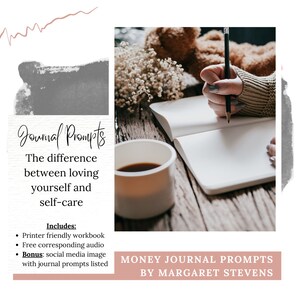 Journal/Gratitude Prompts;  EP 22: The difference between loving yourself and self-care; Digital/Instant Download