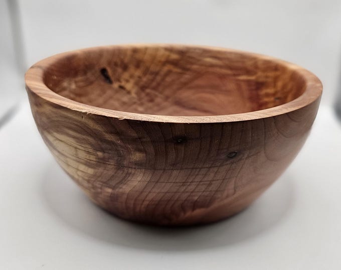 Hand Turned Wood Bowl | Rustic Dark Complexion branded Albert Koeppel