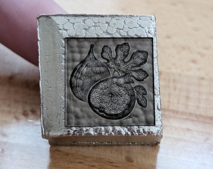 Collectible Solid Metal - Fig Design on Pure Nickel Ingot | MKMETALPOURS