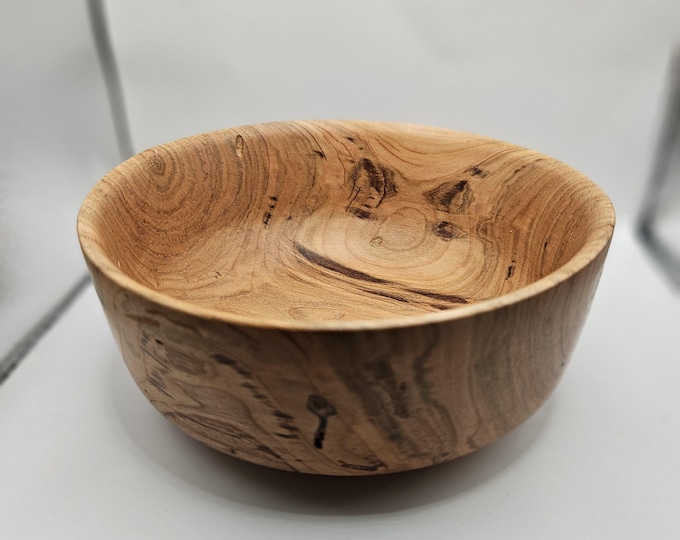 Hand Turned Wooden Bowl | Rustic Luxury Decor | Natural Wood Catchall | Minimalist Home Accent