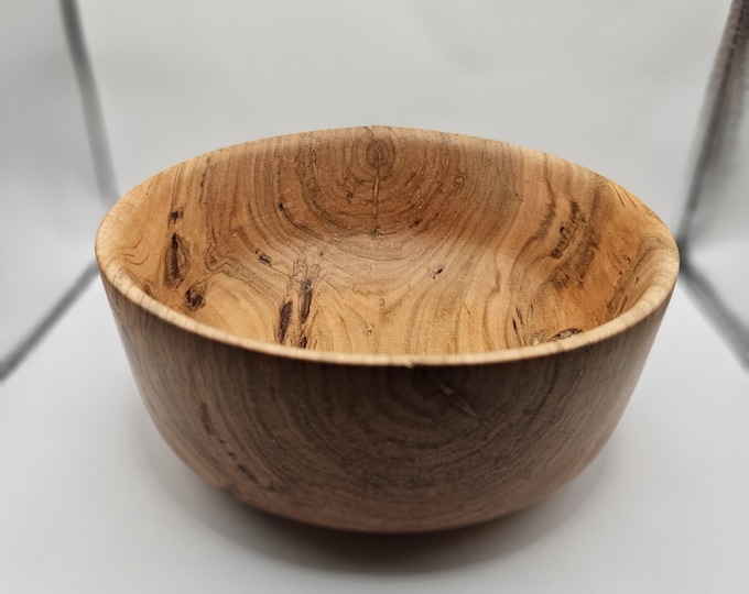 Hand Turned Wooden Bowl | Rustic Luxury Decor | Natural Wood Catchall | Minimalist Home Accent