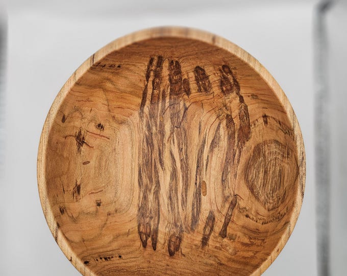 Handcrafted Wooden Bowl | Rustic Serving Bowl | Natural Wood Decor | Minimalist Kitchen | Farmhouse Style