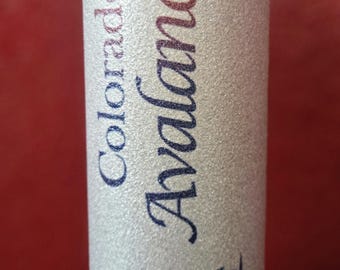 GLITTERED COLORADO AVALANCHE 20oz Tumbler