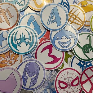 Rivals Inspired Icon Stickers | Duelist | Strategist | Vanguards | Glossy Vinyl