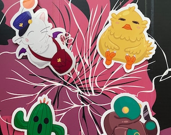 FFXIV Minion Sticker Pack | Glossy, Waterproof Vinyl Decals