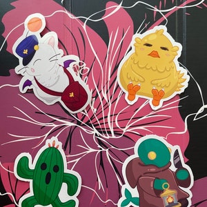 Minion/Mascot Sticker Pack #1 | FFXIV | Cute