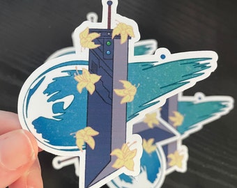 FF7 Buster Sword Glossy Sticker | FFVII | FF7R