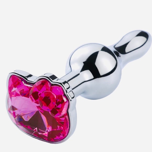 Hello Kitty Metal Anal Butt Plug Adult Sexy Anime Fun Kinky