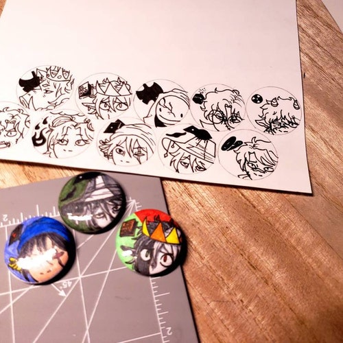 Dream SMP Pins DSMP Themed Badges Dream Smp Pinback Etsy