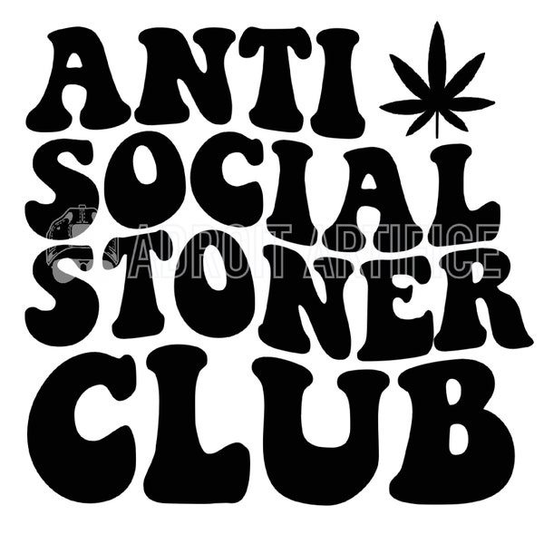 Anti Social Stoner Club PNG
