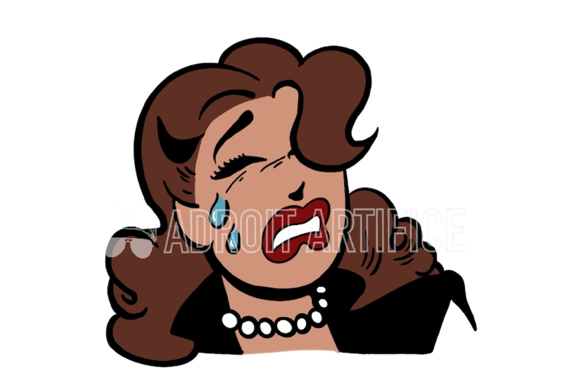 Crying in Spanish PNG Etsy