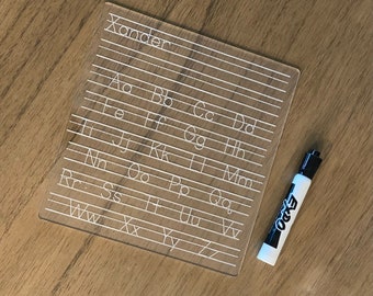 Personalized Name and Alphabet Practice Board
