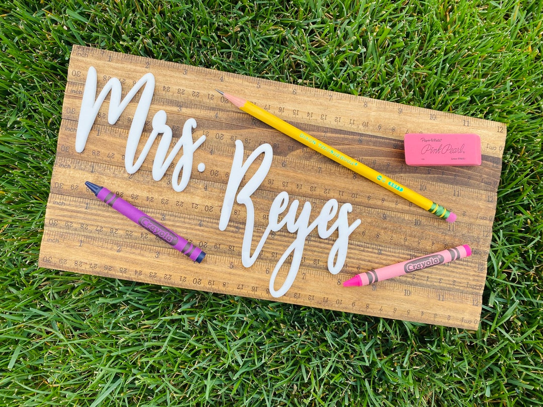 Teacher Sign - Etsy