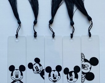 mickey bookmark etsy