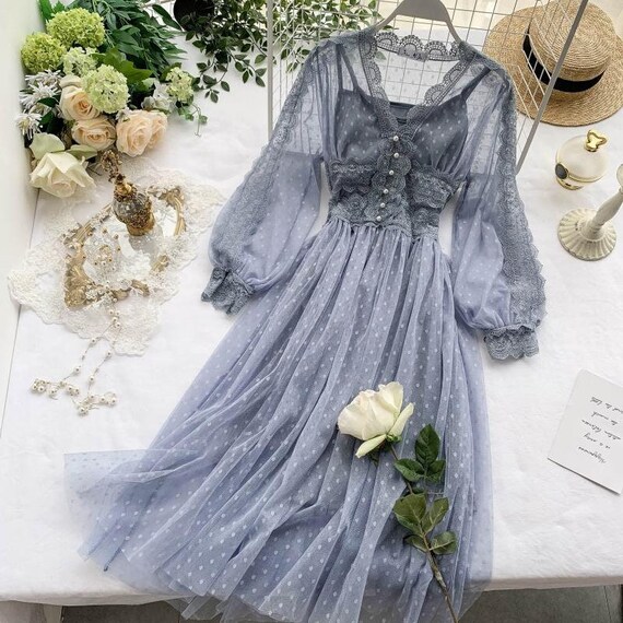 milkmaid dress sage
