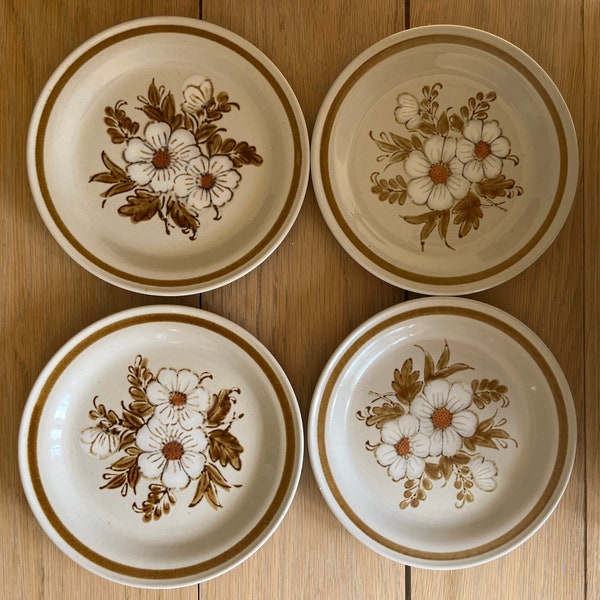 4 Vintage BERGHOLZ Sammlung Trockenblumen Muster.