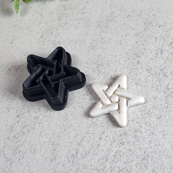 Pentagram Star 1 Halloween Polymer Clay Cutter