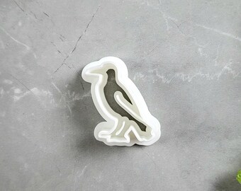 Crow Clay Cutter, Imprinted Clay Cutter for Polymer Clay Cutter, Embossed Clay Cutter , Clay Supplies