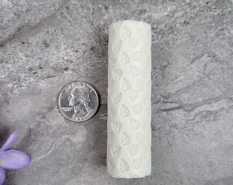 Small Monstera Plant Roller, Texture Roller for Polymer Clay, Clay Roller