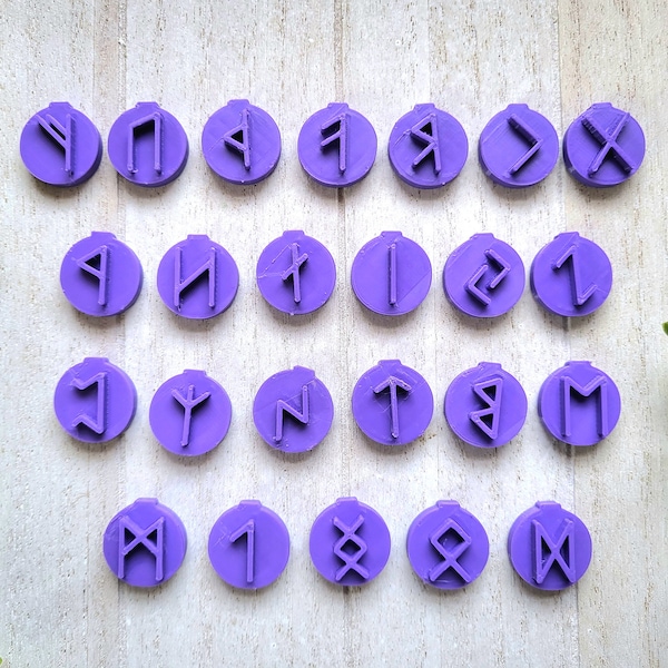 Rune Stamps, Rune Symbols for Polymer Clay