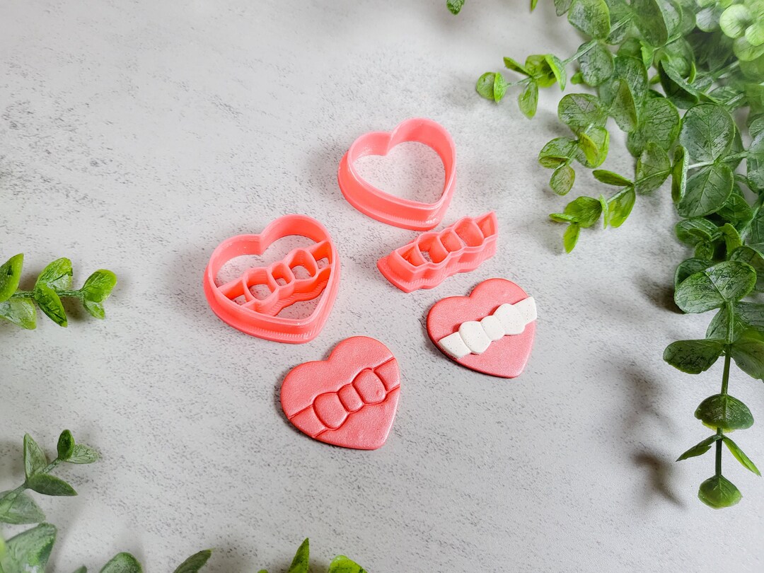 Heart Chocolate Box Polymer Clay Cutters - Etsy