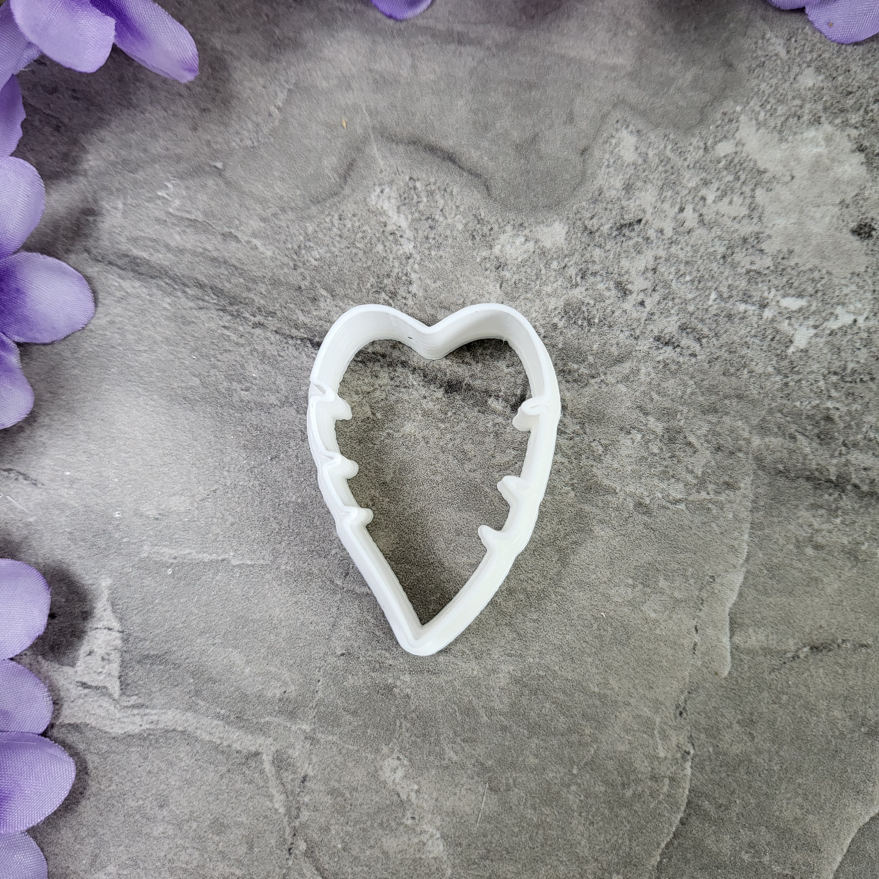 Rose Heart Clay Cutter, Heart Clay Cutter, Valentine Polymer Clay Cutters,  Earring Jewelry Making