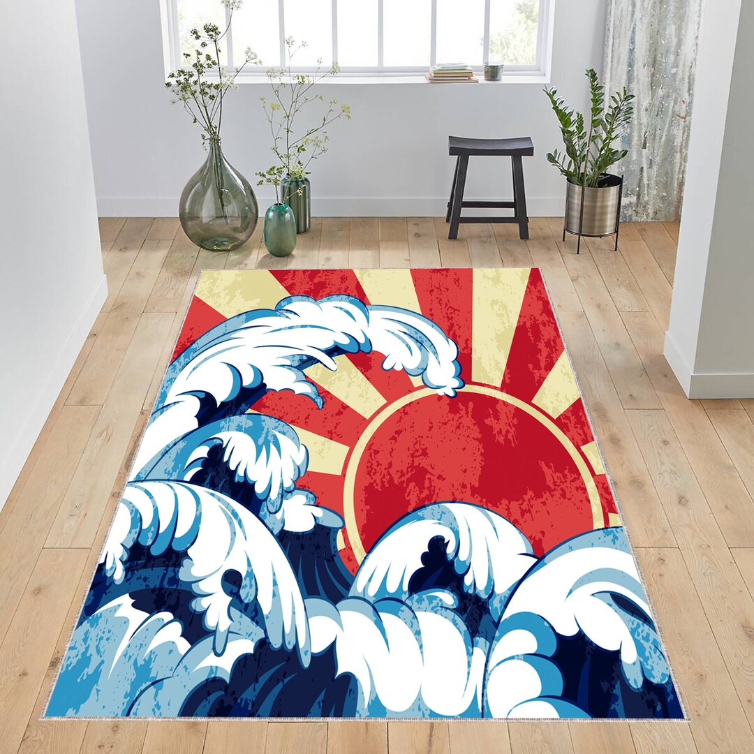 Japanese Traditional Rug Entrance Rug Japanese Traditional - Etsy