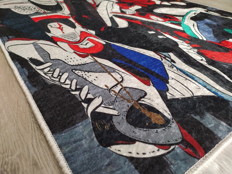 Character Rug Cartoon Character Custom Rugs Abstract Rug Etsy