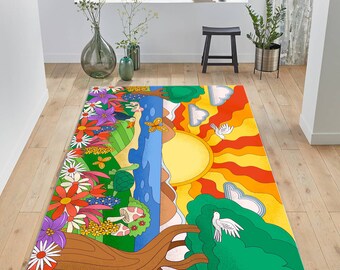 Sleepwish Trippy Dragonfly Area Rug Bohemian Hippie Boho Indian Style Pinted Carpet Non Skid Floor Mat Rugs for Living Room Bedroom Kitchen 3' x 5' Sleepwish Trippy Dragonfly Area Rug Bohemian Hippie Boho Indian Style Pinted Carpet Non Skid Floor Mat Rugs for Living Room Bedroom Kitchen 3' x 5'