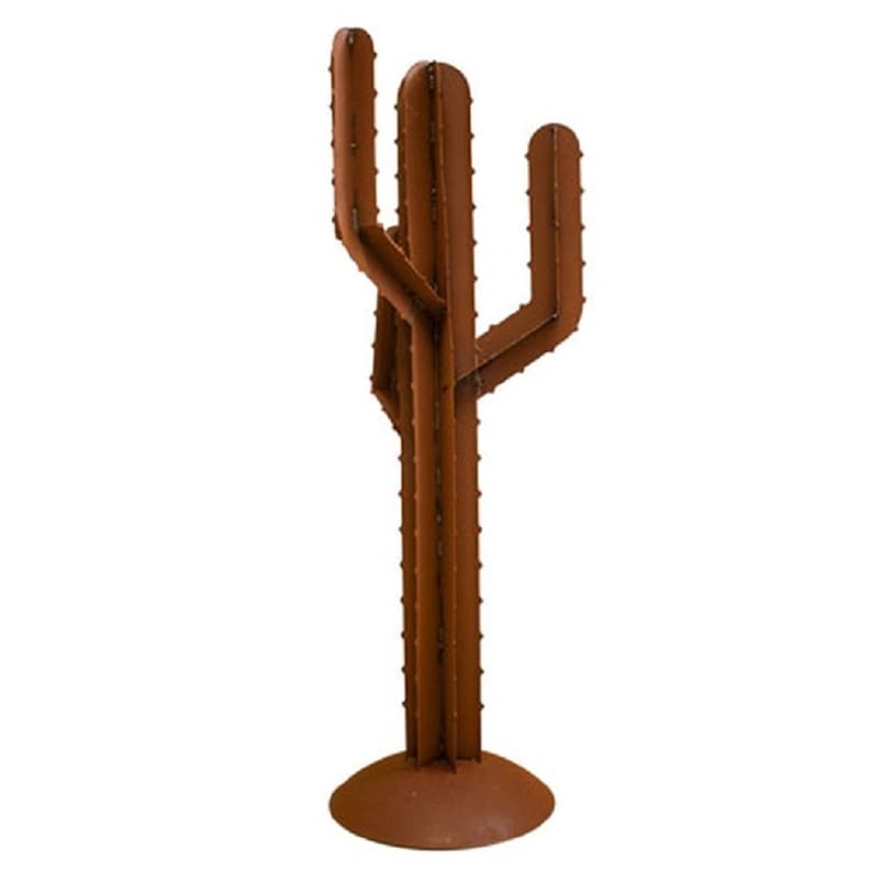 Cactus en métal patiné sculpture cactus colonne cactus 3D vraie rouille Gr. II:  H: 168 cm, B: 60 cm