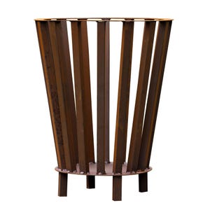 Fire basket barrel rust fire barrel fireplace campfire rust decoration rustic
