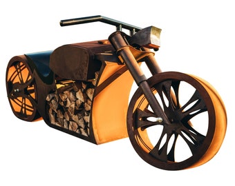 Grill Grillstelle Feuerstelle Holzkohlegrill XL Motorrad für echte Biker