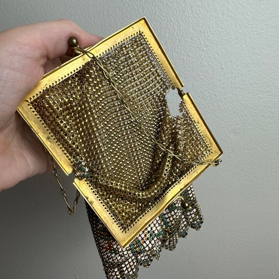 Antique 1920s Whiting & Davis Metal Mesh Envelope… - image 5