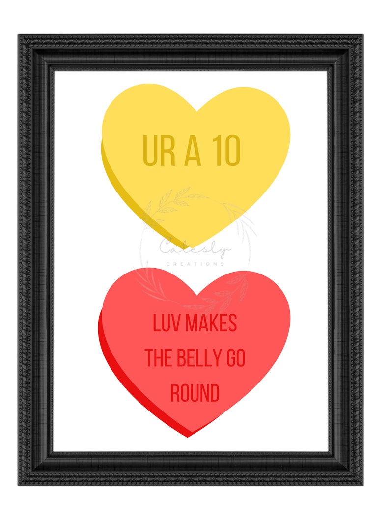 Labor & Delivery Candy Heart Print | OB-GYN Valentine Decor (digital ...