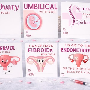 Lustige OB GYN Valentinstag Karten, L & D Krankenschwester Geschenk (Digitaler Download)