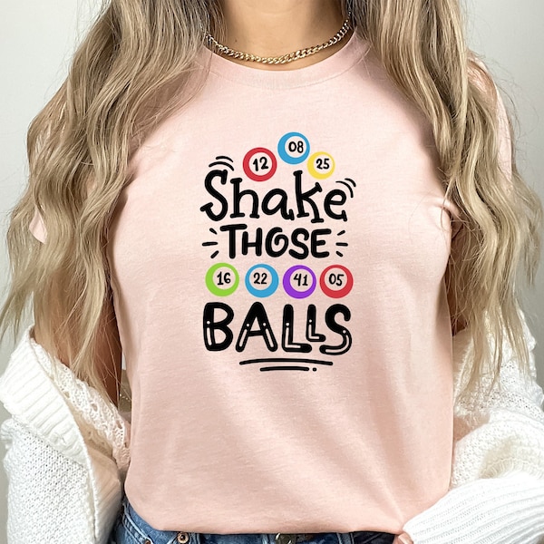 Shake Those Balls Bingo Shirt, Funny Bingo Tee, Gambling Cruise Tee, Cruise Bingo Shirt, Bingo Lover Shirt, Vacation Shirt