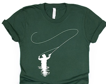 Fly Fishing Shirt, Flyfishing Shirt, Fishing, Salmon Fishing, Fly Fishing Gift, Trout Fishing, Fishing Gift, Fly Fishing Gifts for Men