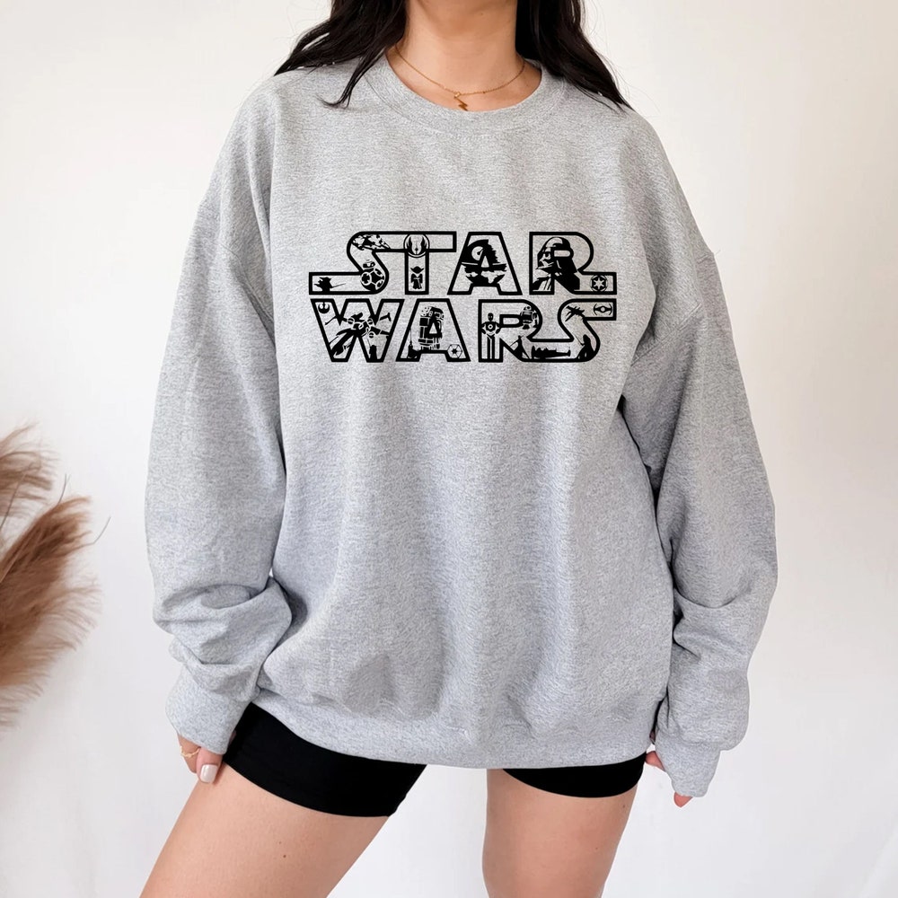 Star Wars Sweatshirt, Disney Sweatshirt, Starwars Sweatshirt, Star Wars Crewneck, Disneyland Sweatshirt, Disneyworld Sweatshirt, Anakin Teeplaza Design