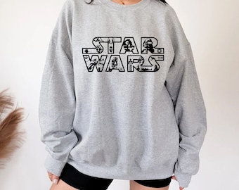 Star Wars Sweatshirt Disney Sweatshirt Starwars Sweatshirt Star Wars Crewneck Disneyland Sweatshirt Disneyworld Sweatshirt Anakin Etsy