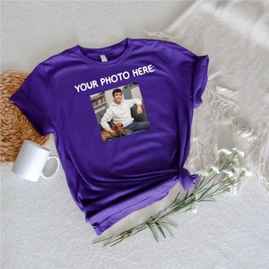 Photo Shirt, Custom Shirt With Photo, Your Photo Tshirt, Custom Photo Shirt, Custom T-Shirt, Family Photo Shirt, Picture Shirt, Holiday Gift