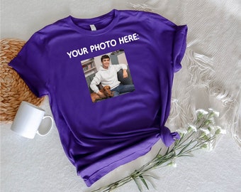 Photo Shirt, Custom Shirt With Photo, Your Photo Tshirt, Custom Photo Shirt, Custom T-Shirt, Family Photo Shirt, Picture Shirt, Holiday Gift