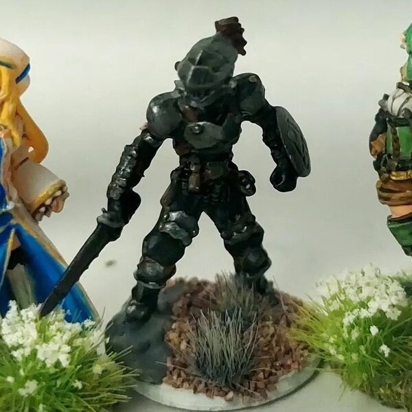 Unpainted 3D Printed Goblin Slayer Miniature for TTRPGs