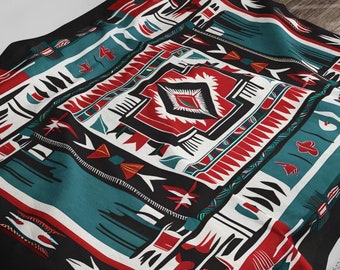Southwest Plüsch-Samt-Decke, indianischer Stil
